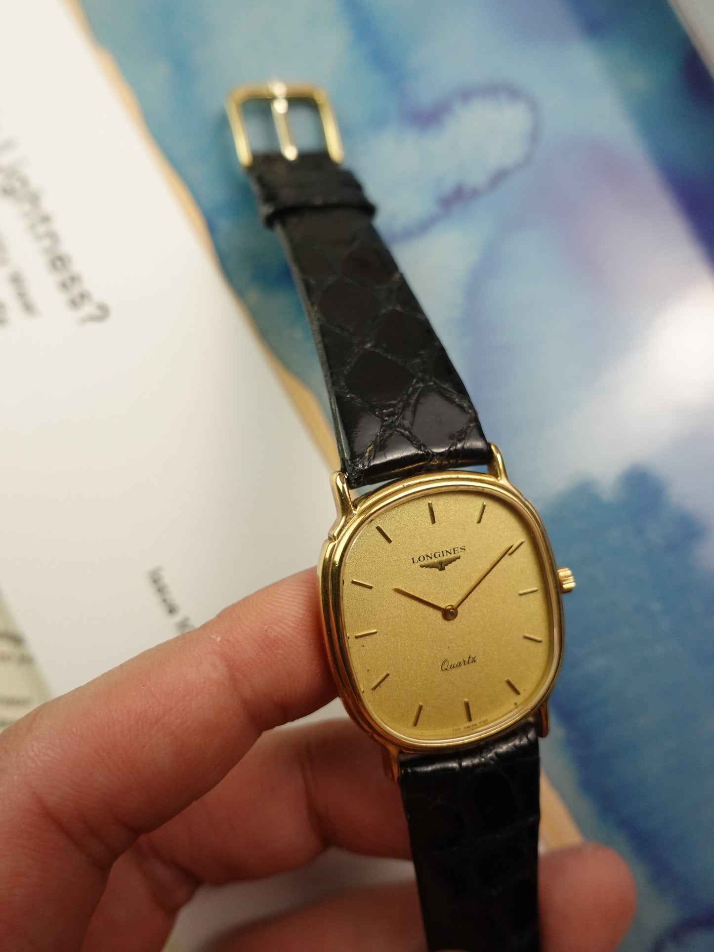 Longines Elipse Quartz 1980s with a step bezel