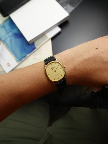 Longines Elipse Quartz 1980s with a step bezel