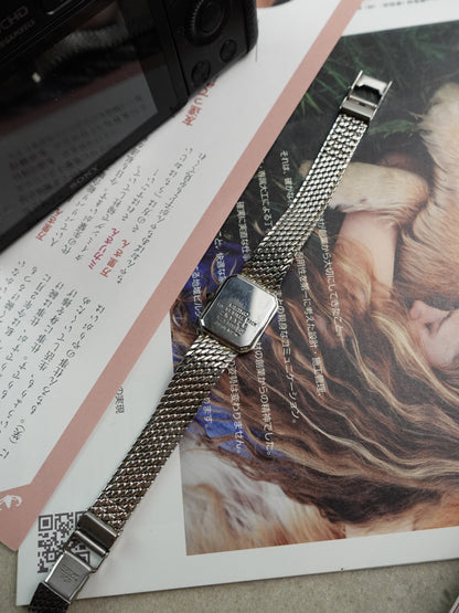 Seiko Exceline Silver with integrated bracelet