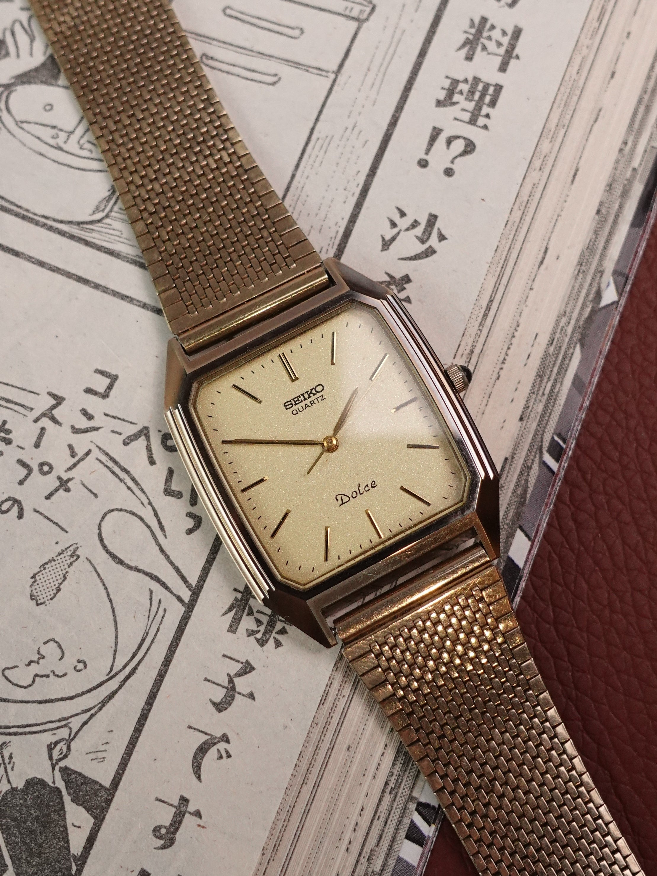 Seiko Dolce Step Bezel 6030-5390 Scratch Resistant case on
