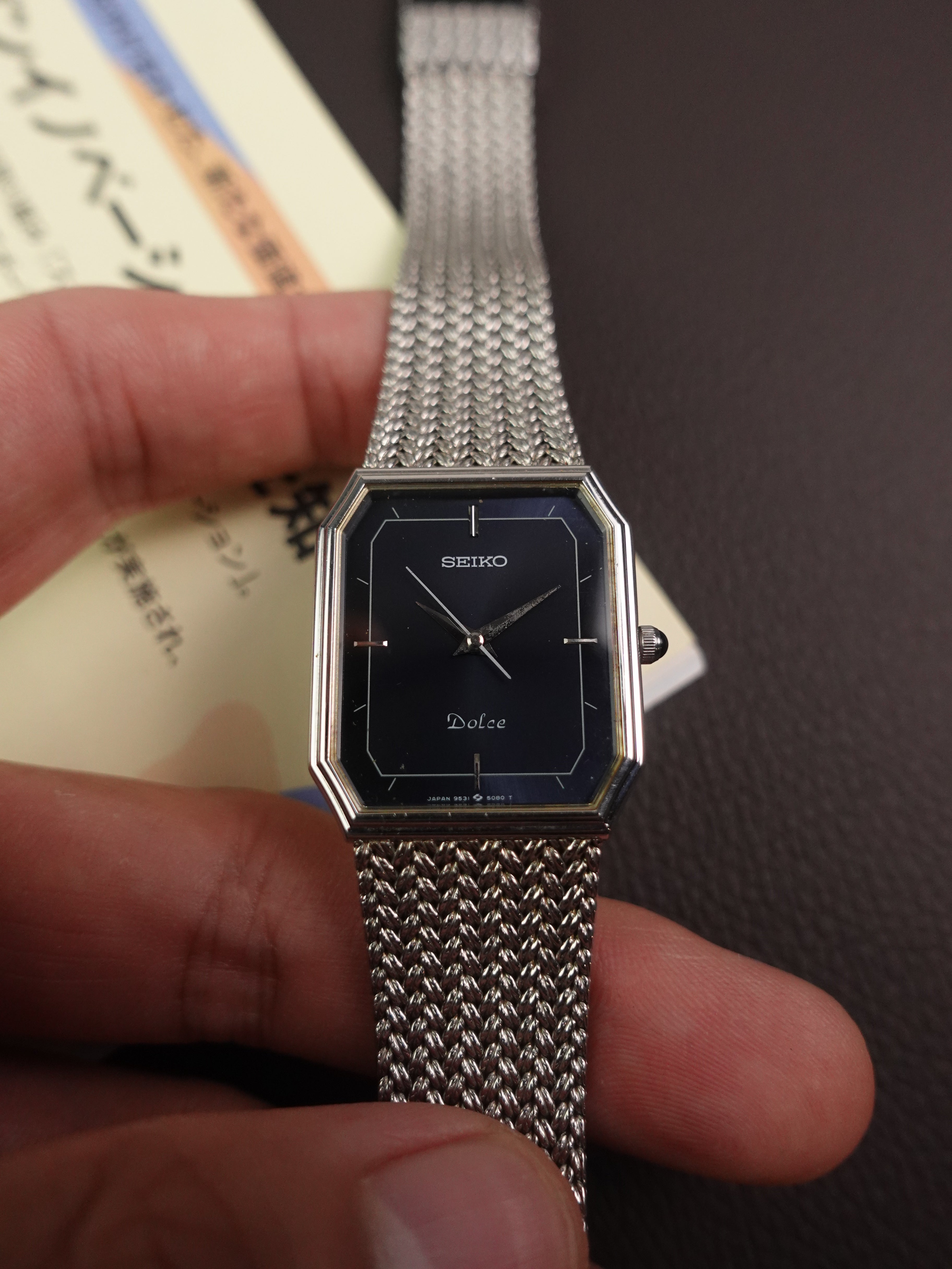Seiko Dolce integrated bracelet 9531-5080 – My First Vintage