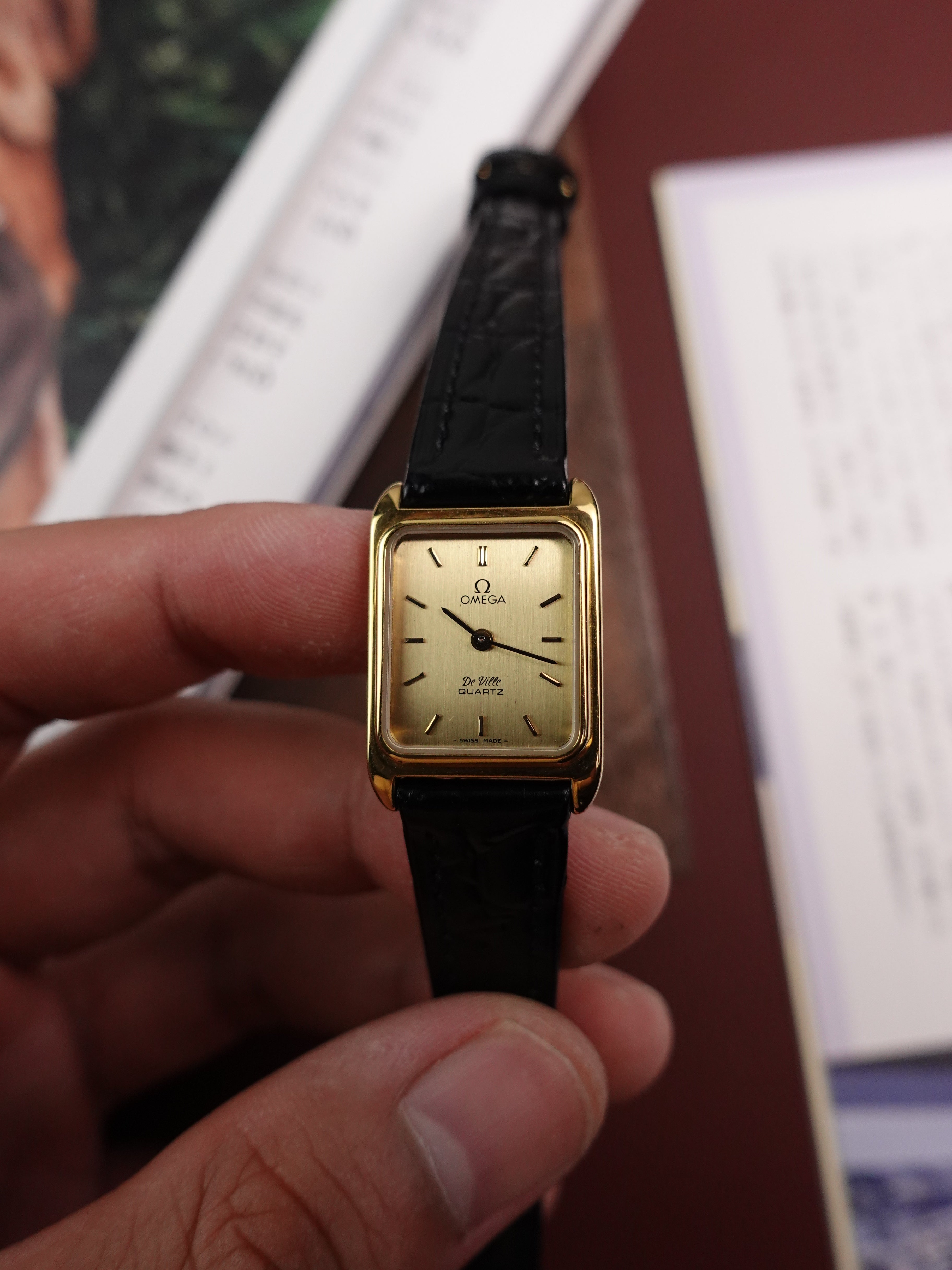 Ladies Omega De-ville Quartz with original buckle – My First Vintage