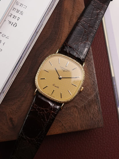 Longines Honeycomb Dial with Art Deco Case Quartz