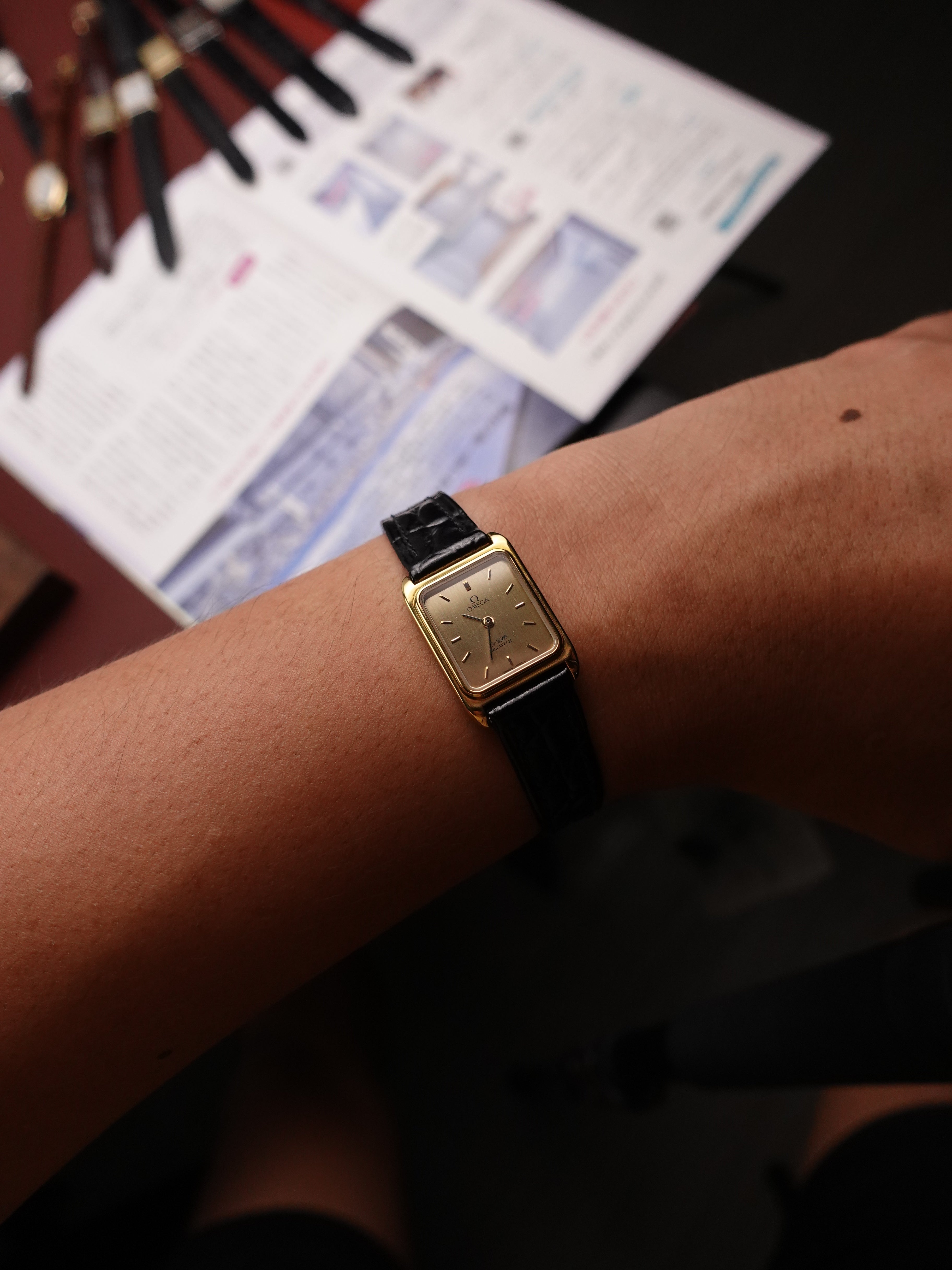 Ladies Omega De-ville Quartz with original buckle – My First Vintage