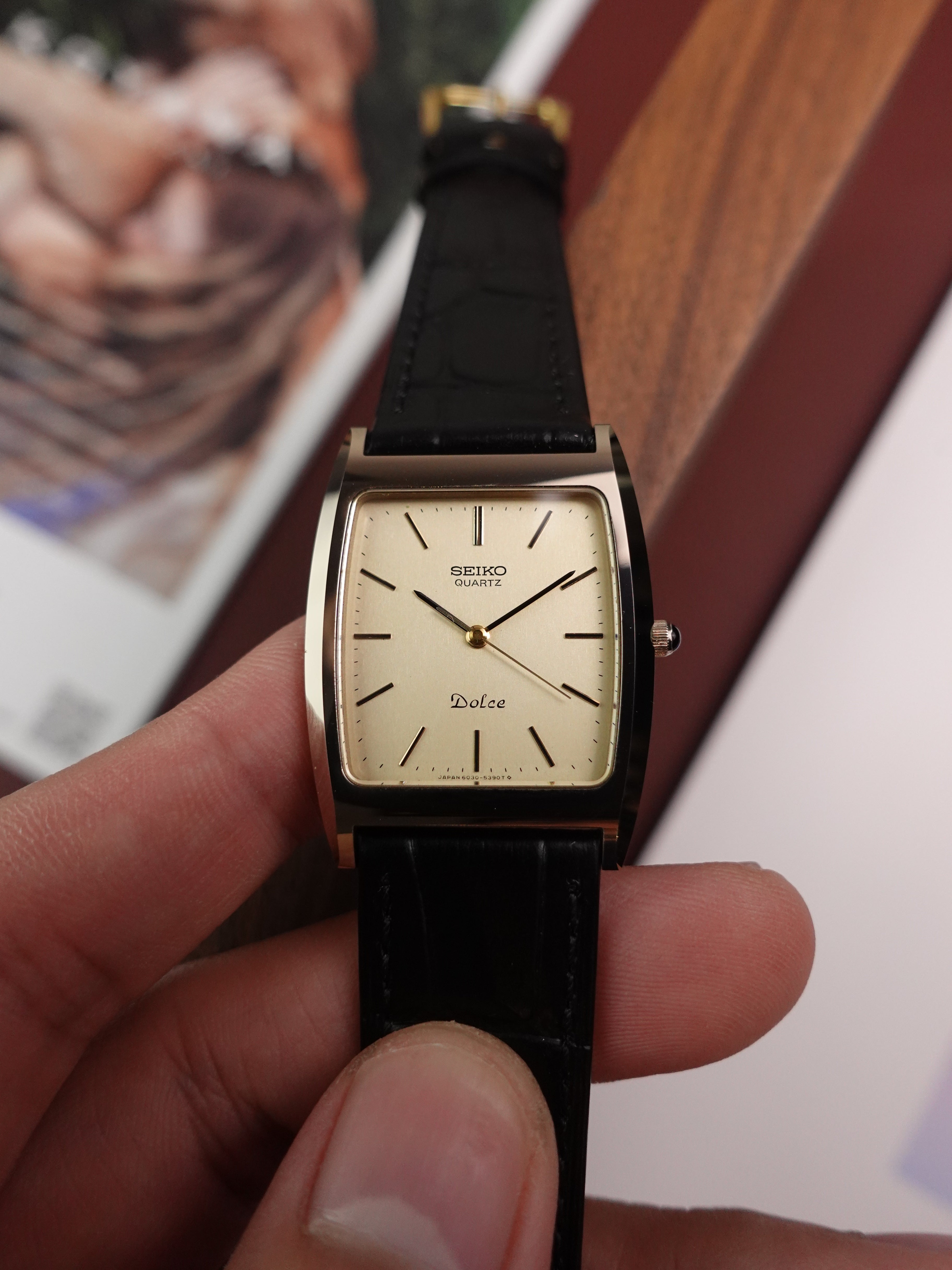 ○ SEIKO セイコー DOLCE ドルチェ 6030-5320 クォーツ スクエア 
