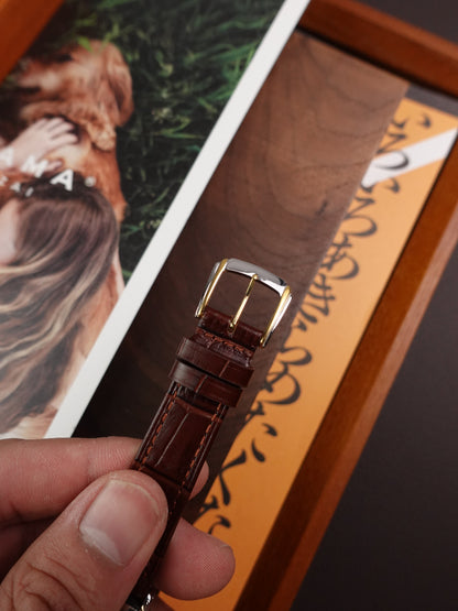 Seiko Dolce Tank 8N41-5170 with 2 tone Art-Deco Case