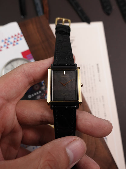 Seiko Dolce Black ceramic 2-tone with satin dial 1221-5260