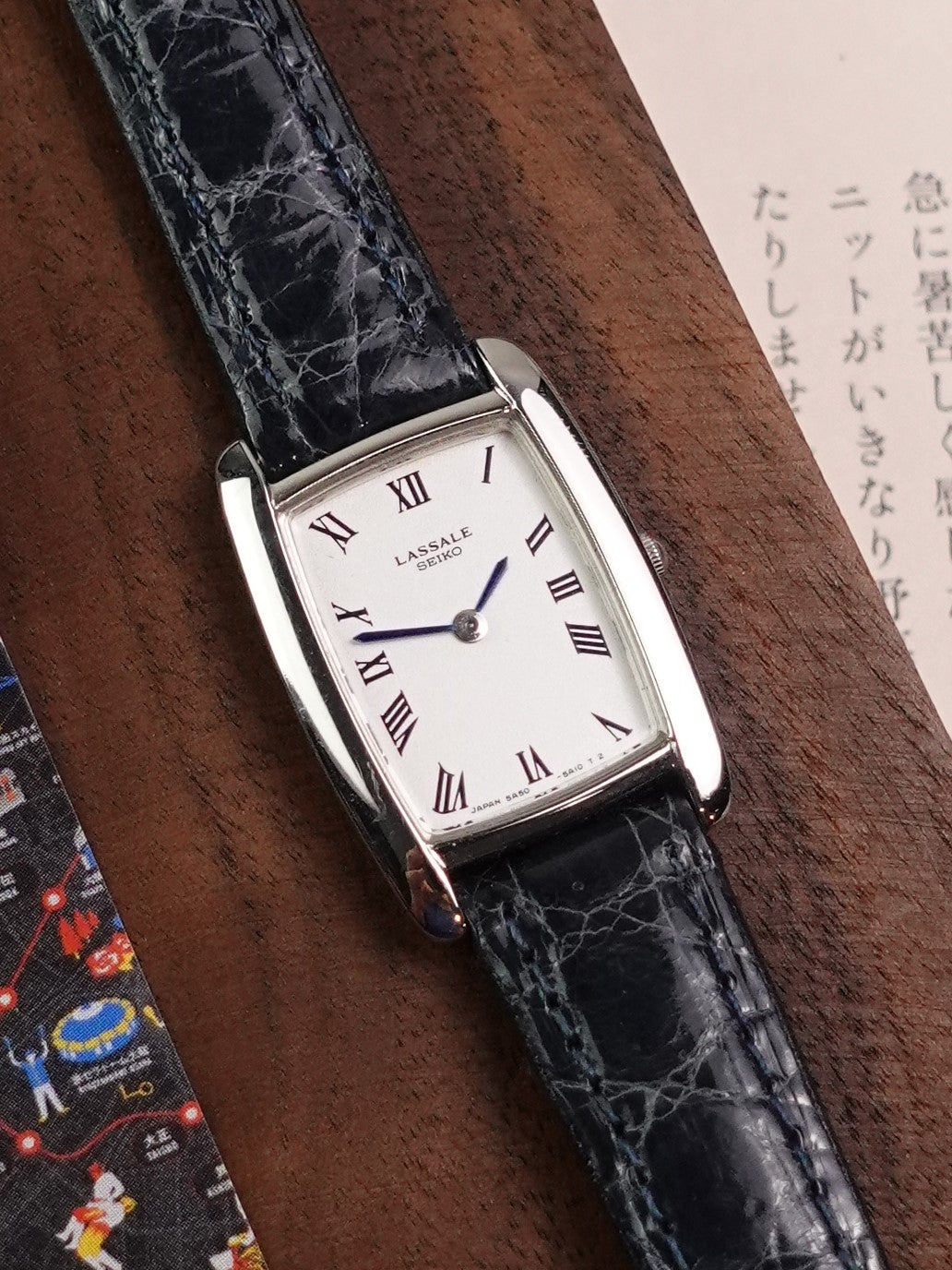 Ladies Seiko Lassale 'Tonneau' in Platinium (rare)