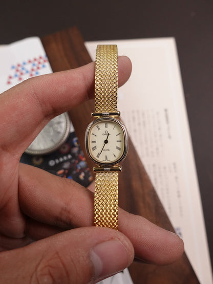 Ladies Ladies Omega "ellipse with T-lugs design & Original Omega bracelet