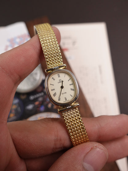 Ladies Ladies Omega "ellipse with T-lugs design & Original Omega bracelet