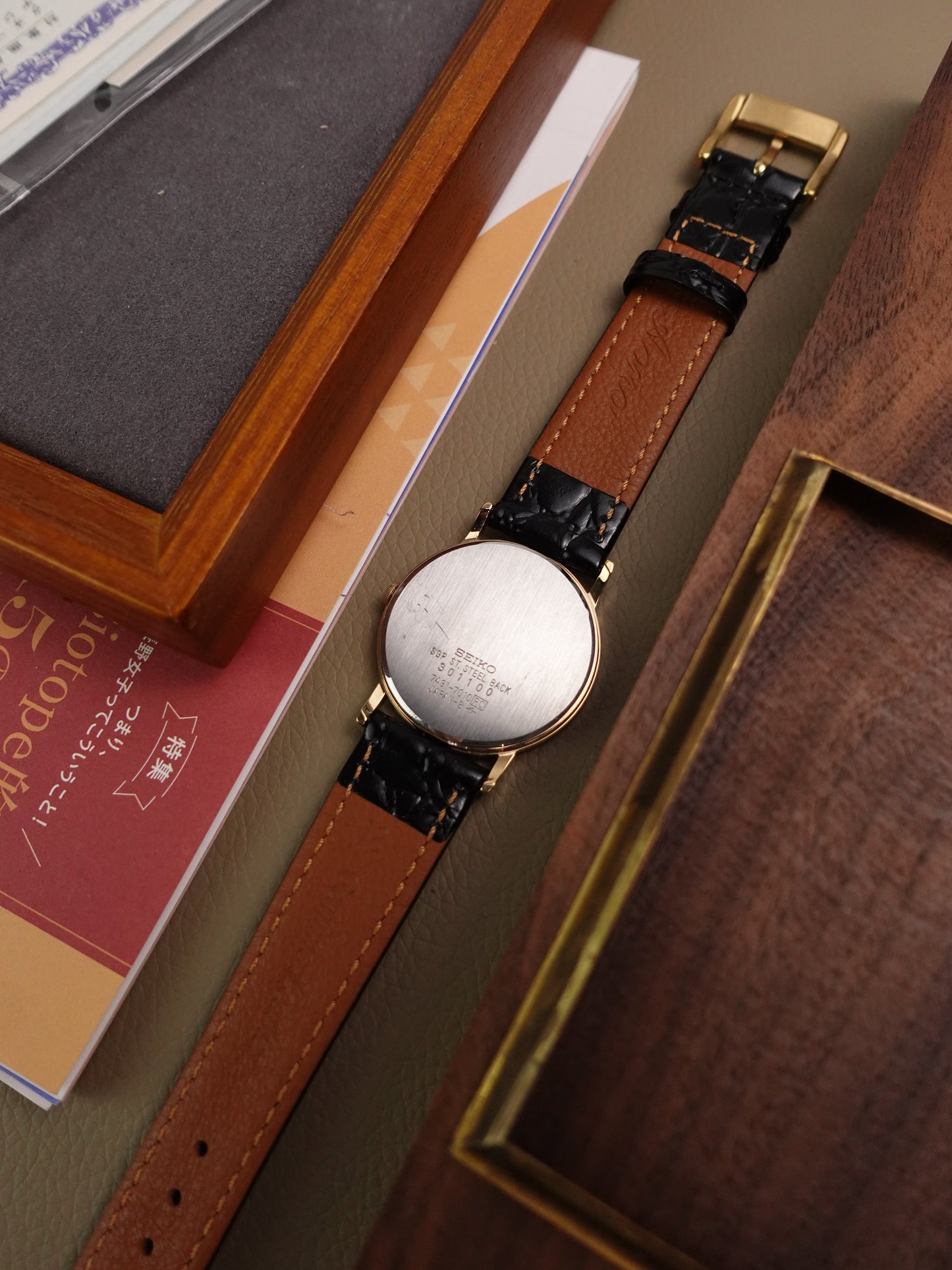 Seiko Quartz Classic 7431-7010 Roman Numeral with Breguet hands