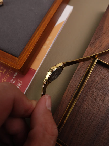 Ladies' Seiko Galaxy Black Dial Integrated Bracelet (Cut to Size bracelet)