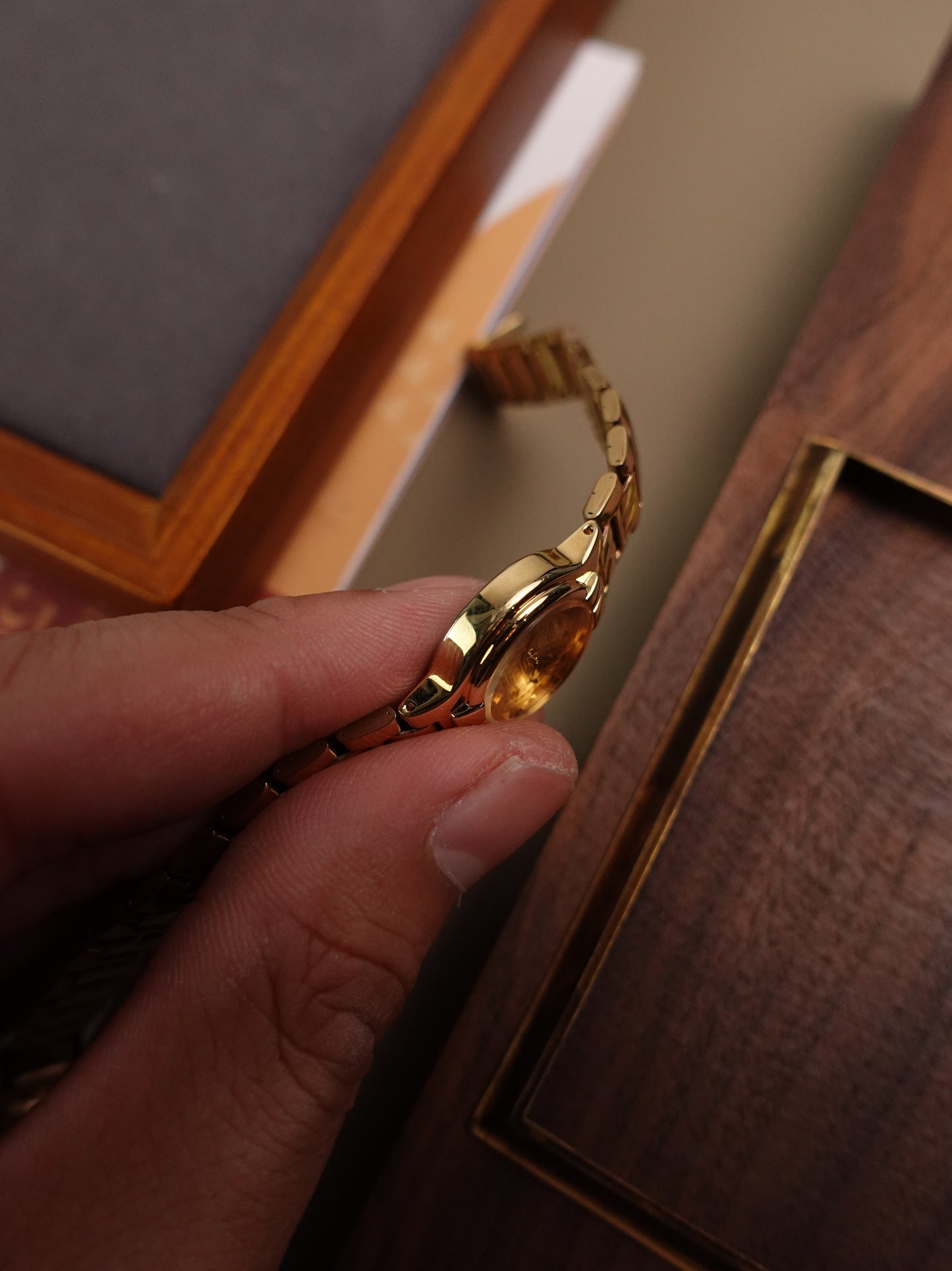 Ladies' Seiko Galaxy Brick Wall Dial bracelet