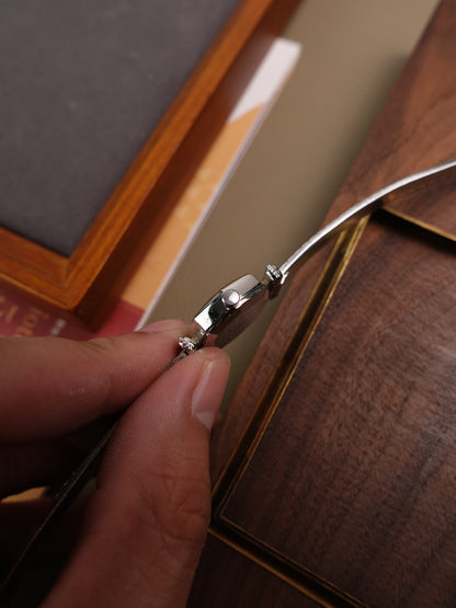 Ladies Seiko Quartz Octa with Cut-to-size rope textured bracelet