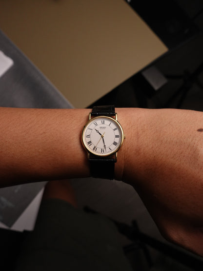 Seiko Quartz Classic 7431-7010 Roman Numeral with Breguet hands