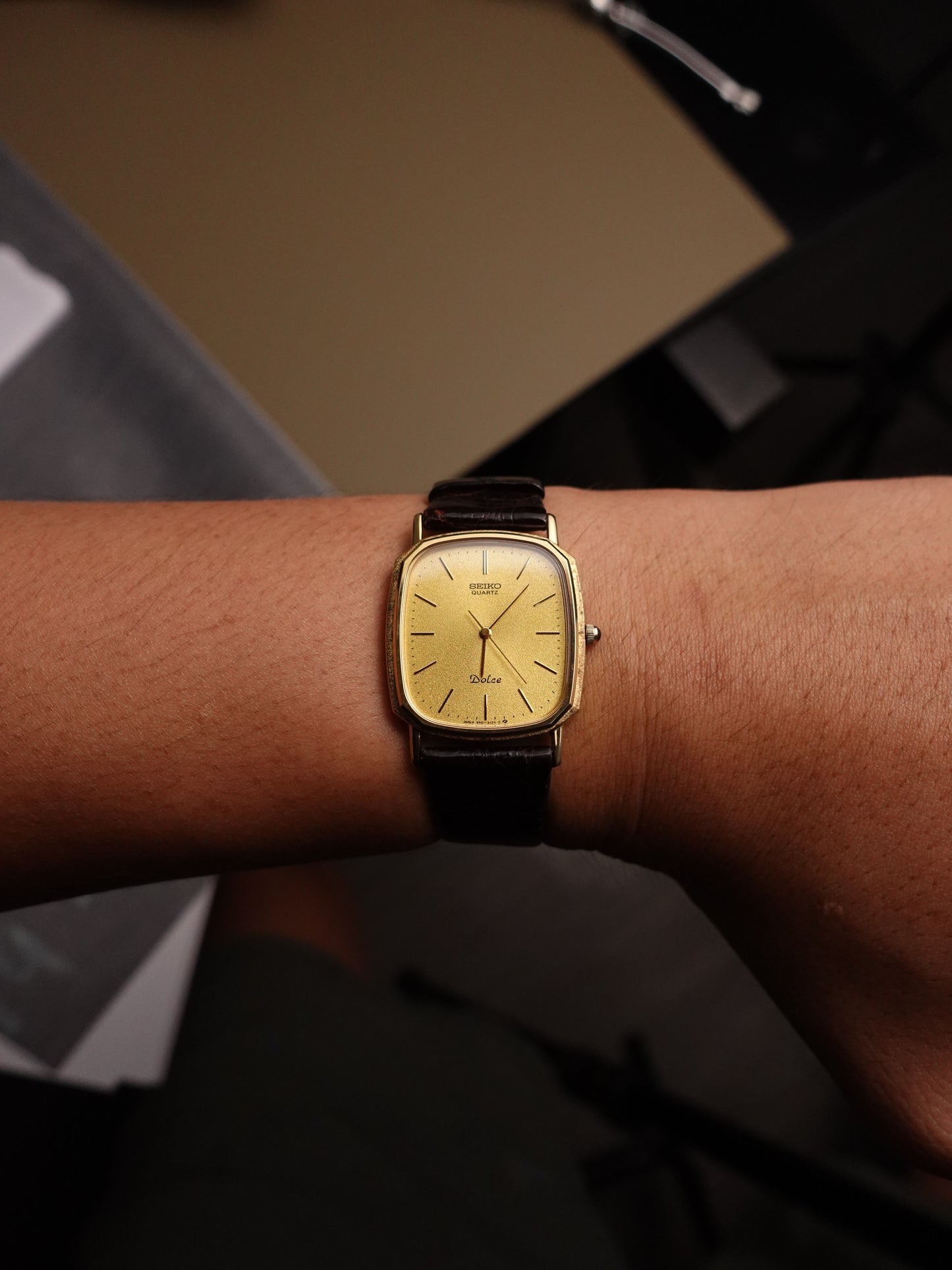 1982 Seiko Dolce Ellipse 6030-5550 with original warranty + box