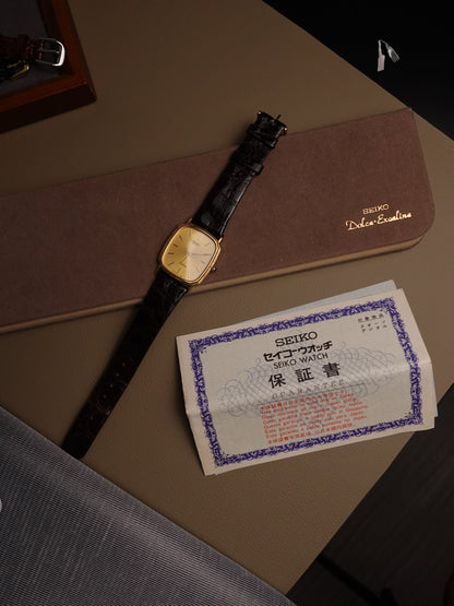 1982 Seiko Dolce Ellipse 6030-5550 with original warranty + box