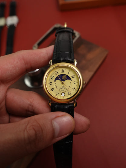 Japanese Quartz Mary Maison Moonphase