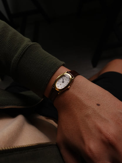 Seiko Ladies "Baignoire" Gold