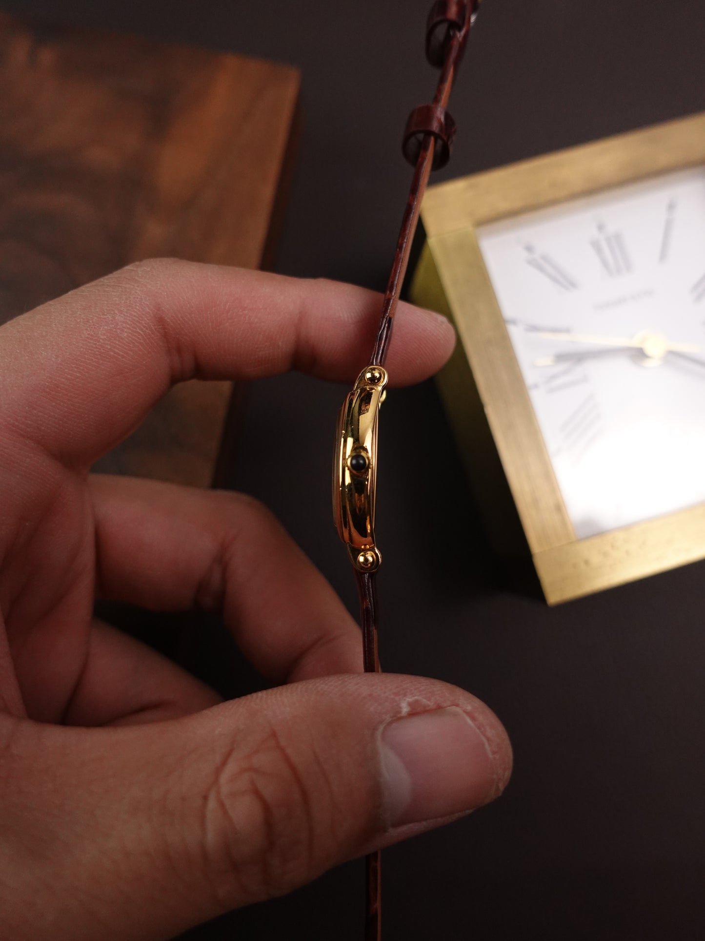 Seiko Exceline "Tonneau" 4N21-5270 Mother of pearl Dial