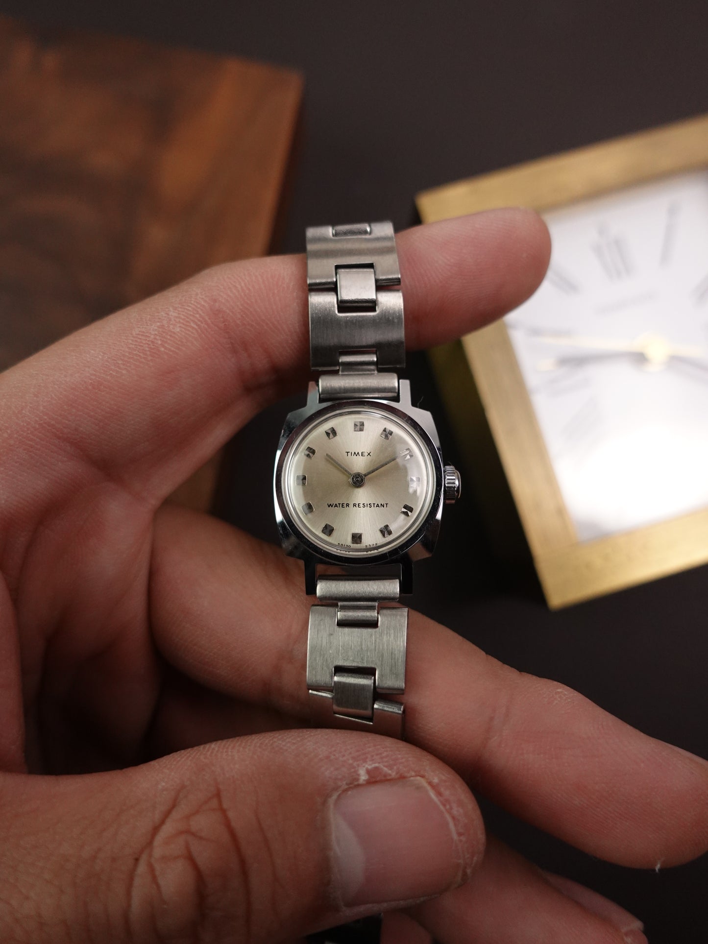 1960s Ladiex Timex Sunburst Grey Manual winding New Old stock.