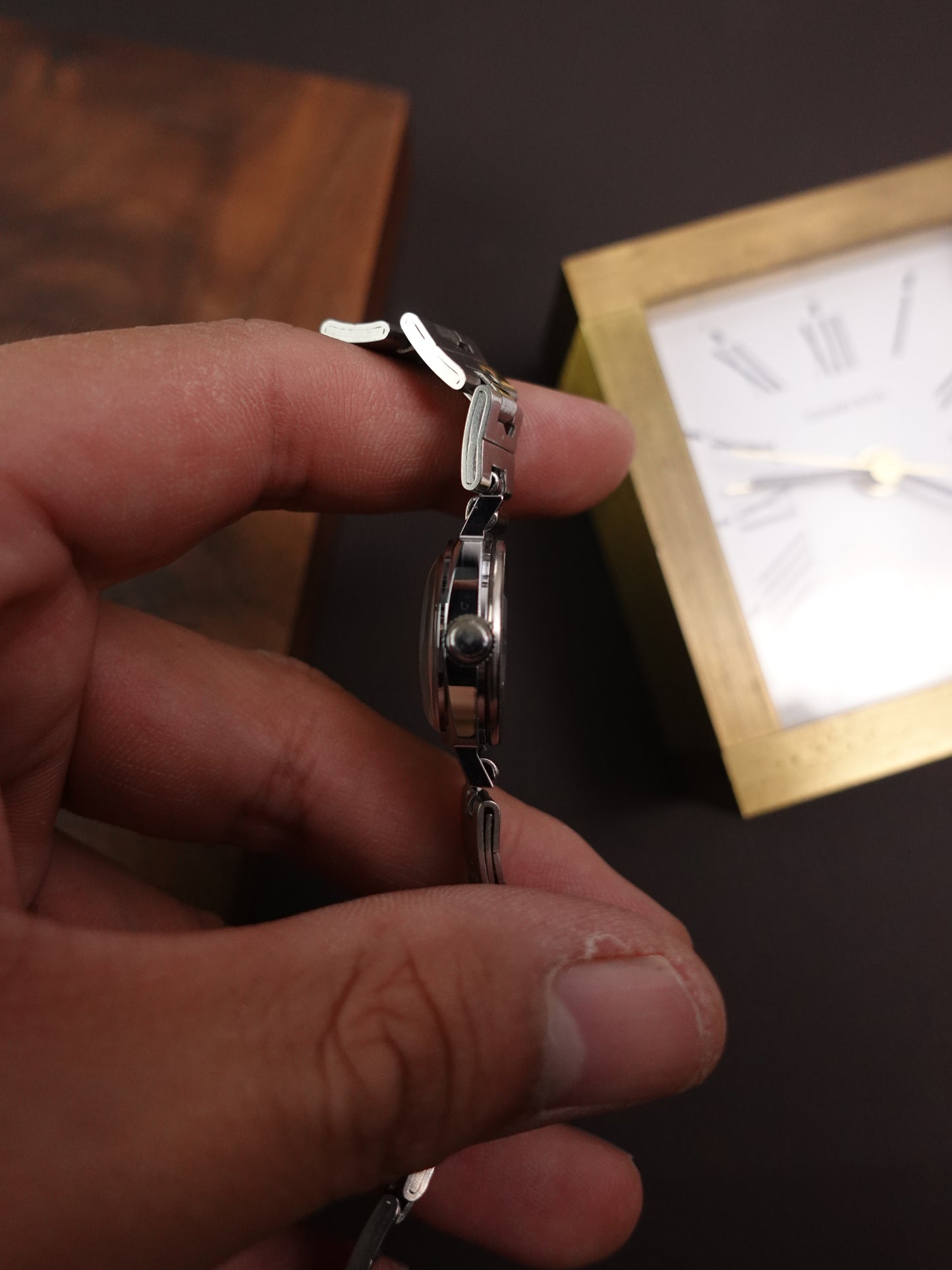 1960s Ladiex Timex Sunburst Grey Manual winding New Old stock.