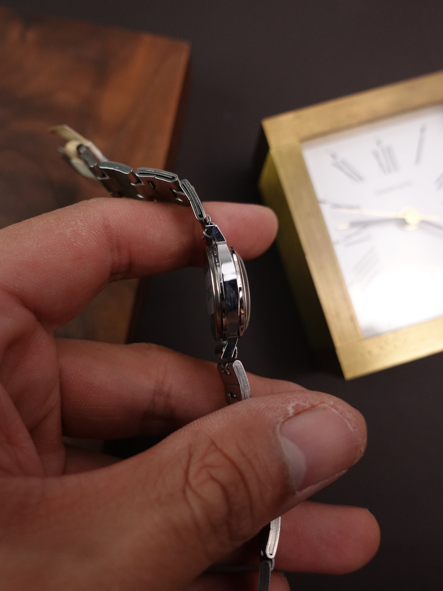 1960s Ladiex Timex Sunburst Grey Manual winding New Old stock.