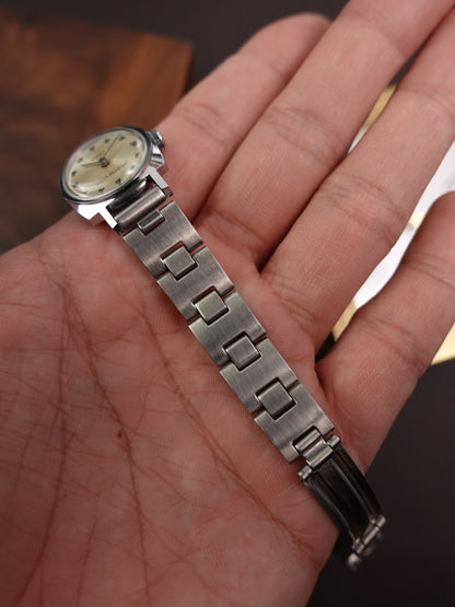 1960s Ladiex Timex Sunburst Grey Manual winding New Old stock.