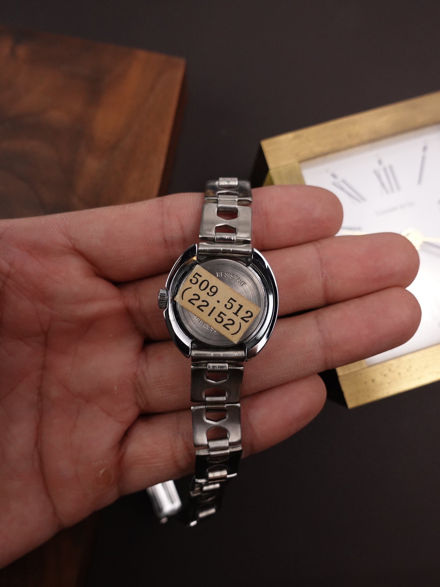 1960s Ladiex Timex aubergine Purple Manual winding New Old stock.