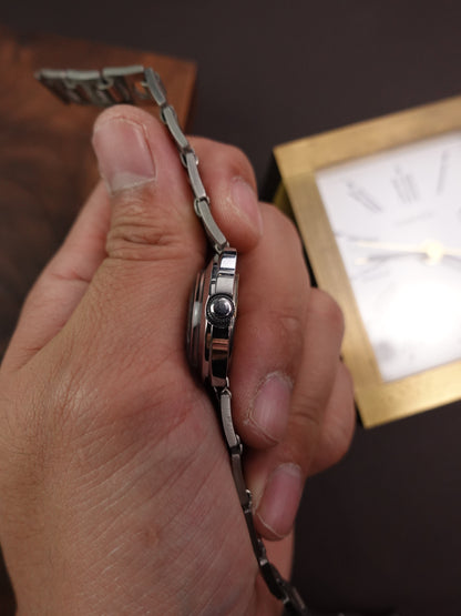 1960s Ladiex Timex aubergine Purple Manual winding New Old stock.