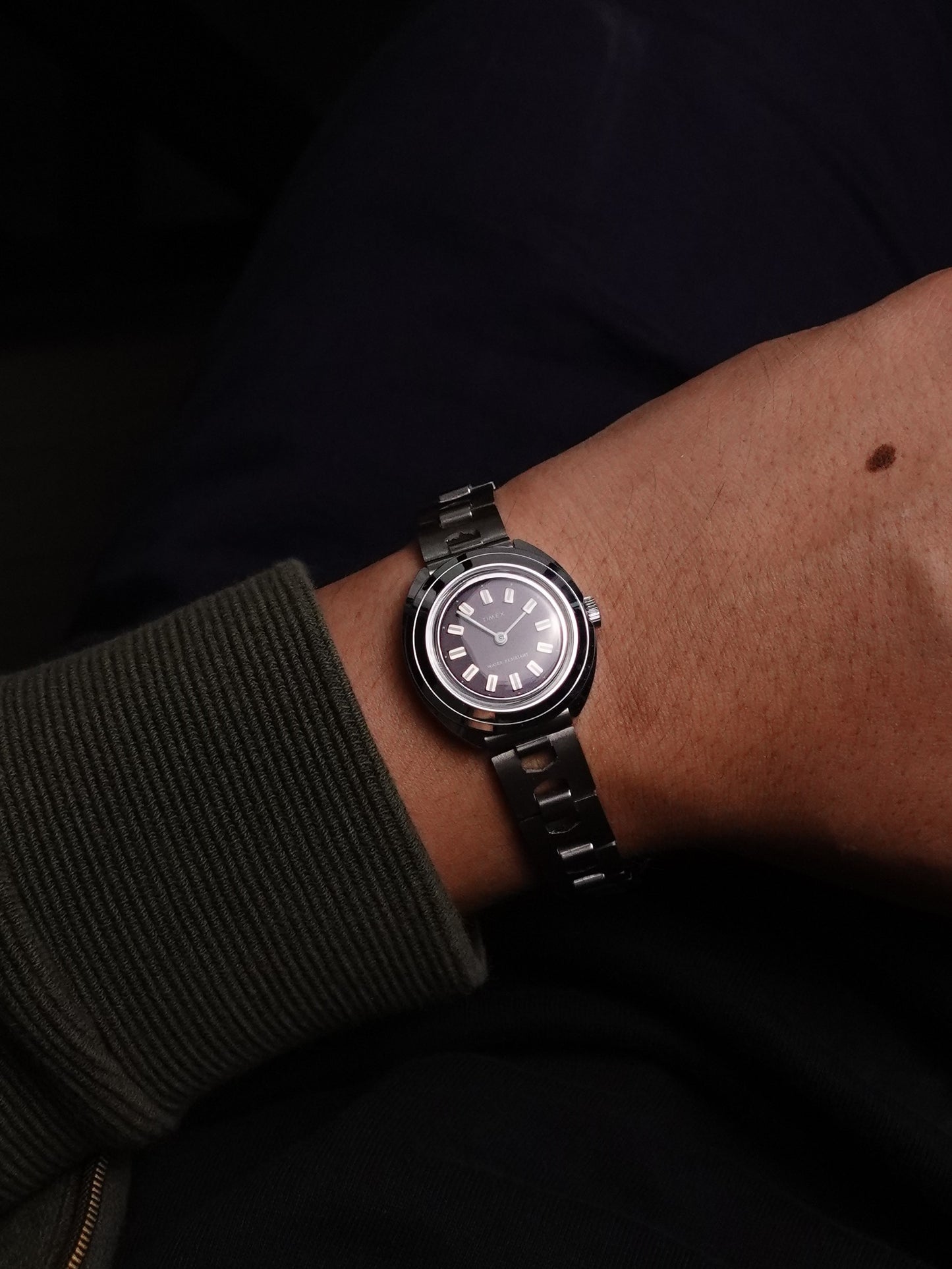 1960s Ladiex Timex aubergine Purple Manual winding New Old stock.