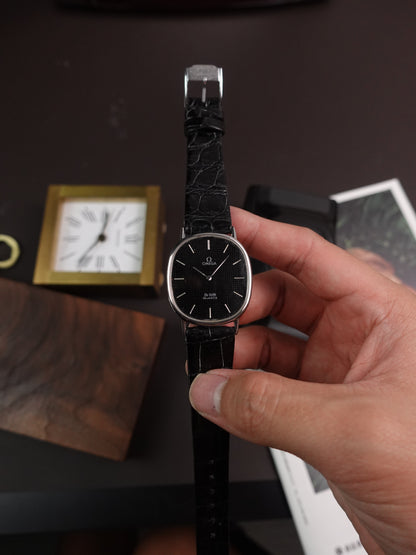Omega De-ville Elipse Waffle dial (with glass and dial scratches)