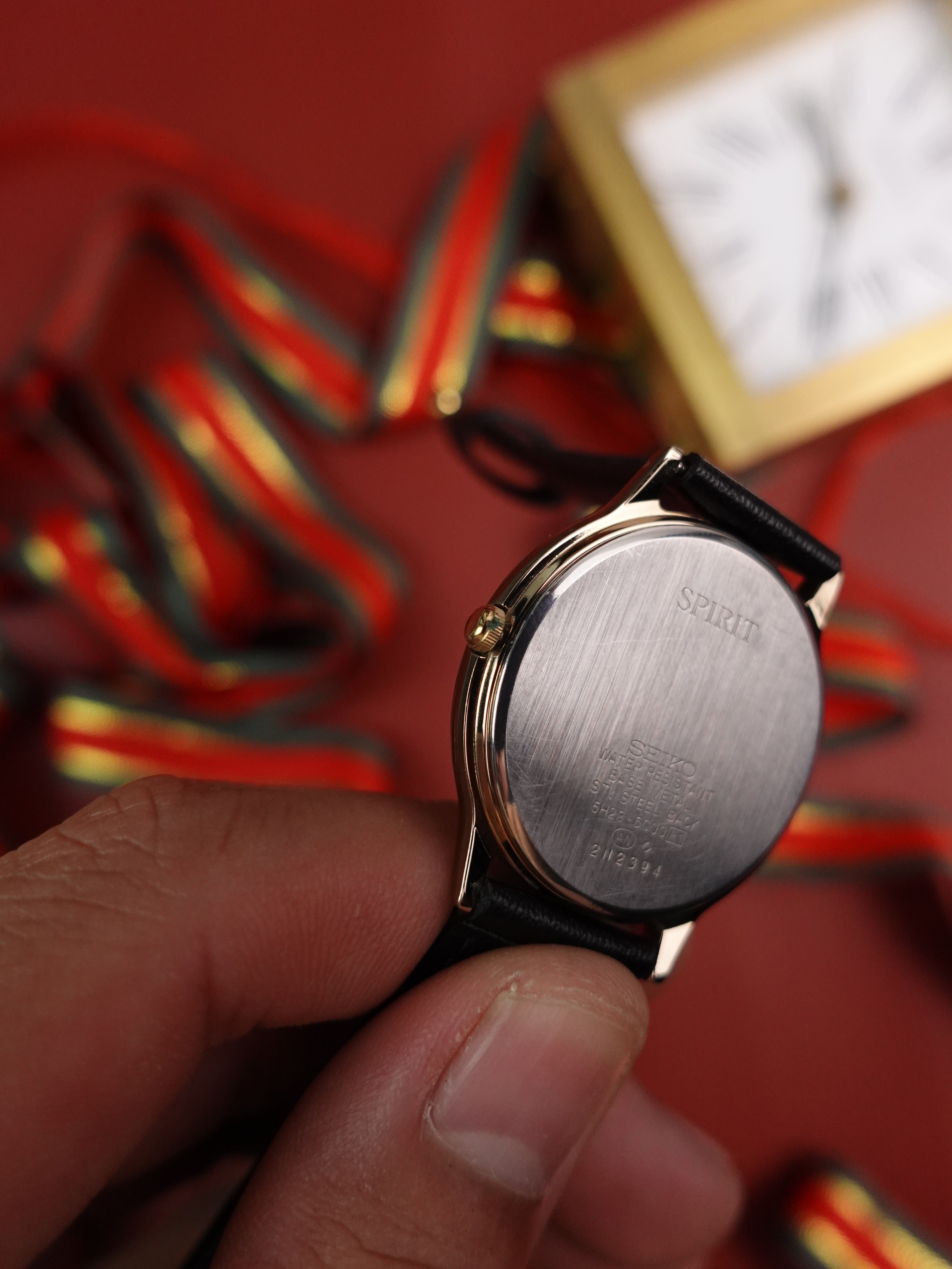 Seiko Contemporary Basic Day Date 5H23 - 6000 (champagne case