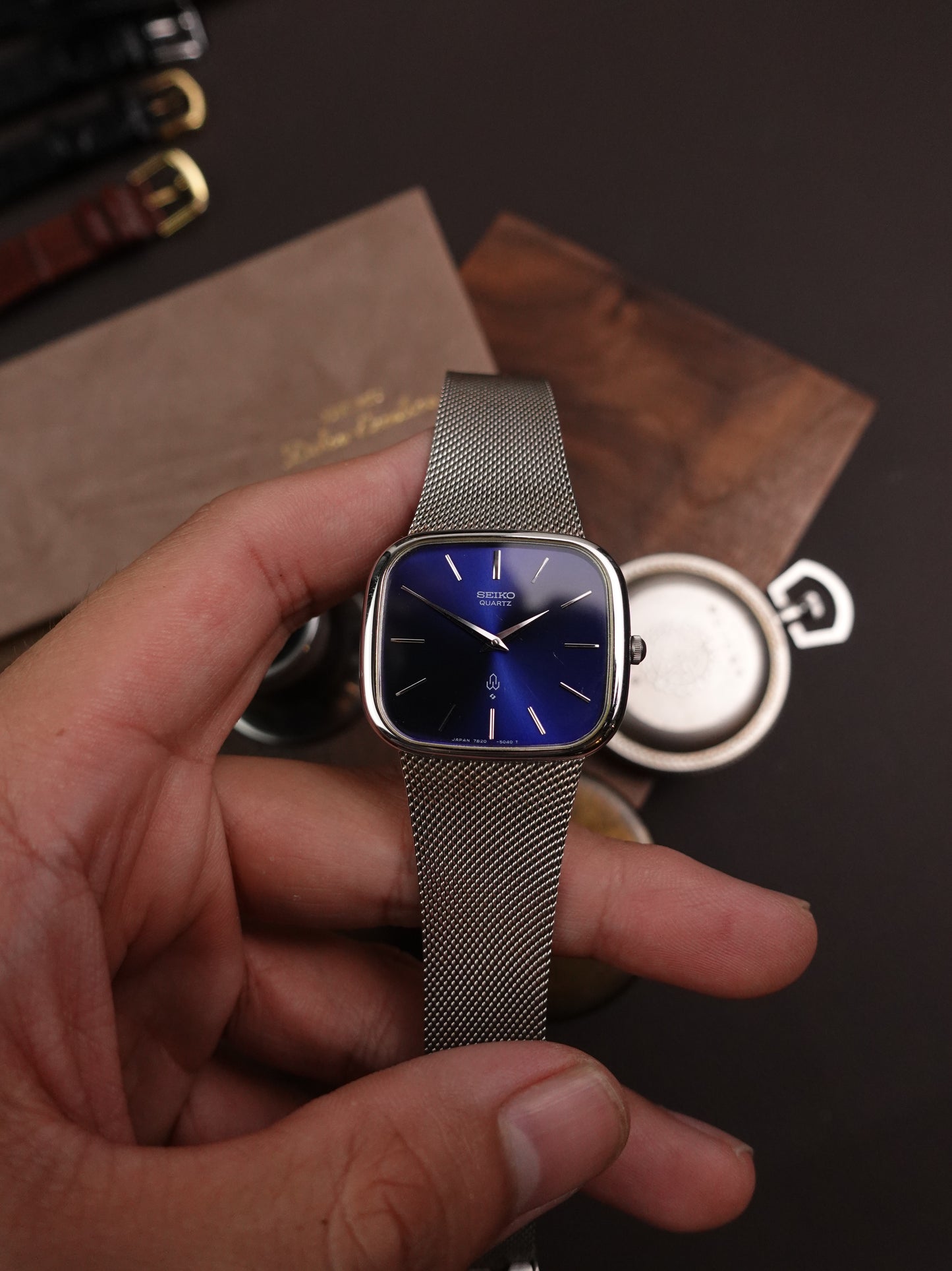 Seiko TV integrated Bracelet 7820-5030 1987