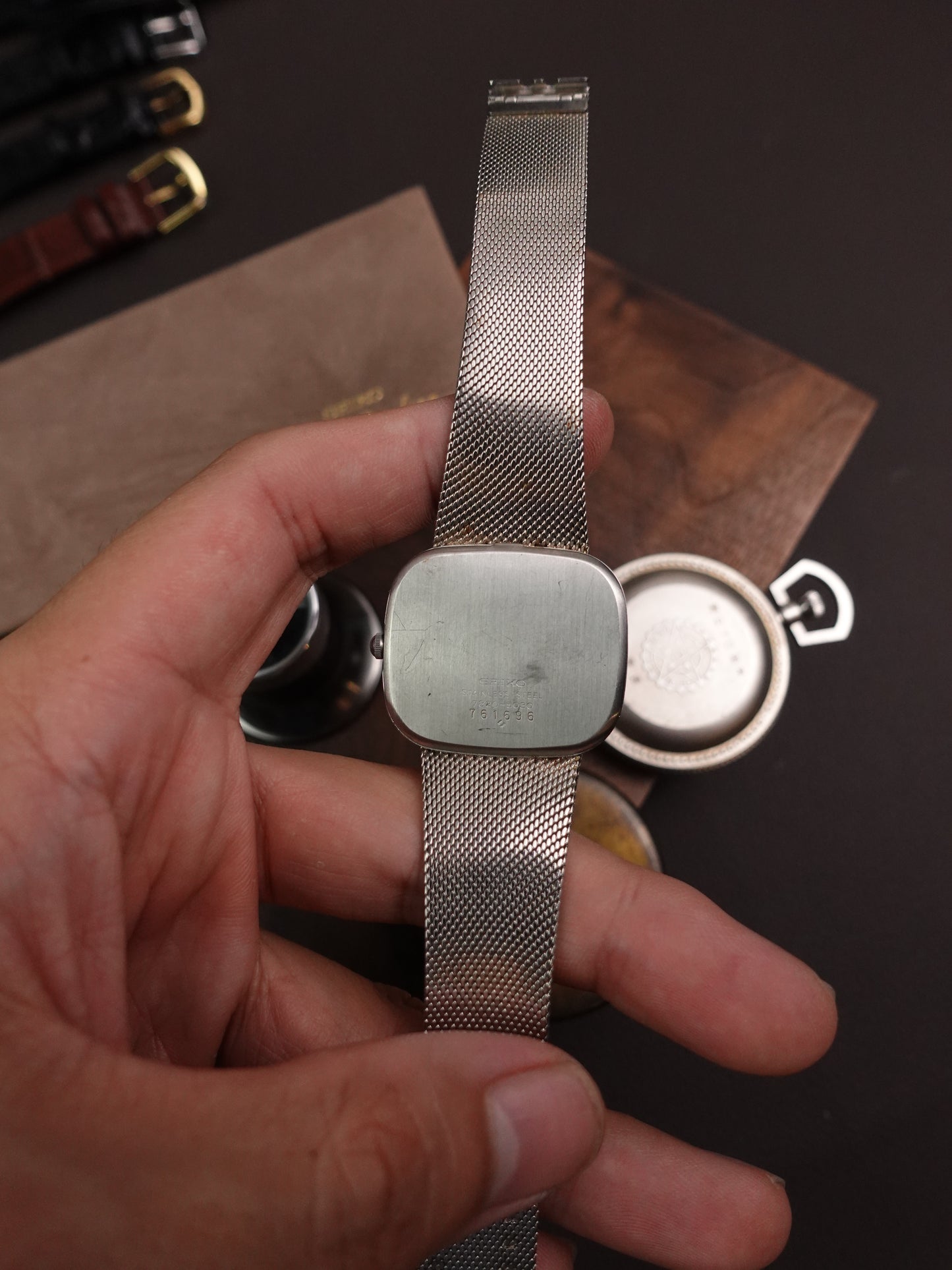 Seiko TV integrated Bracelet 7820-5030 1987