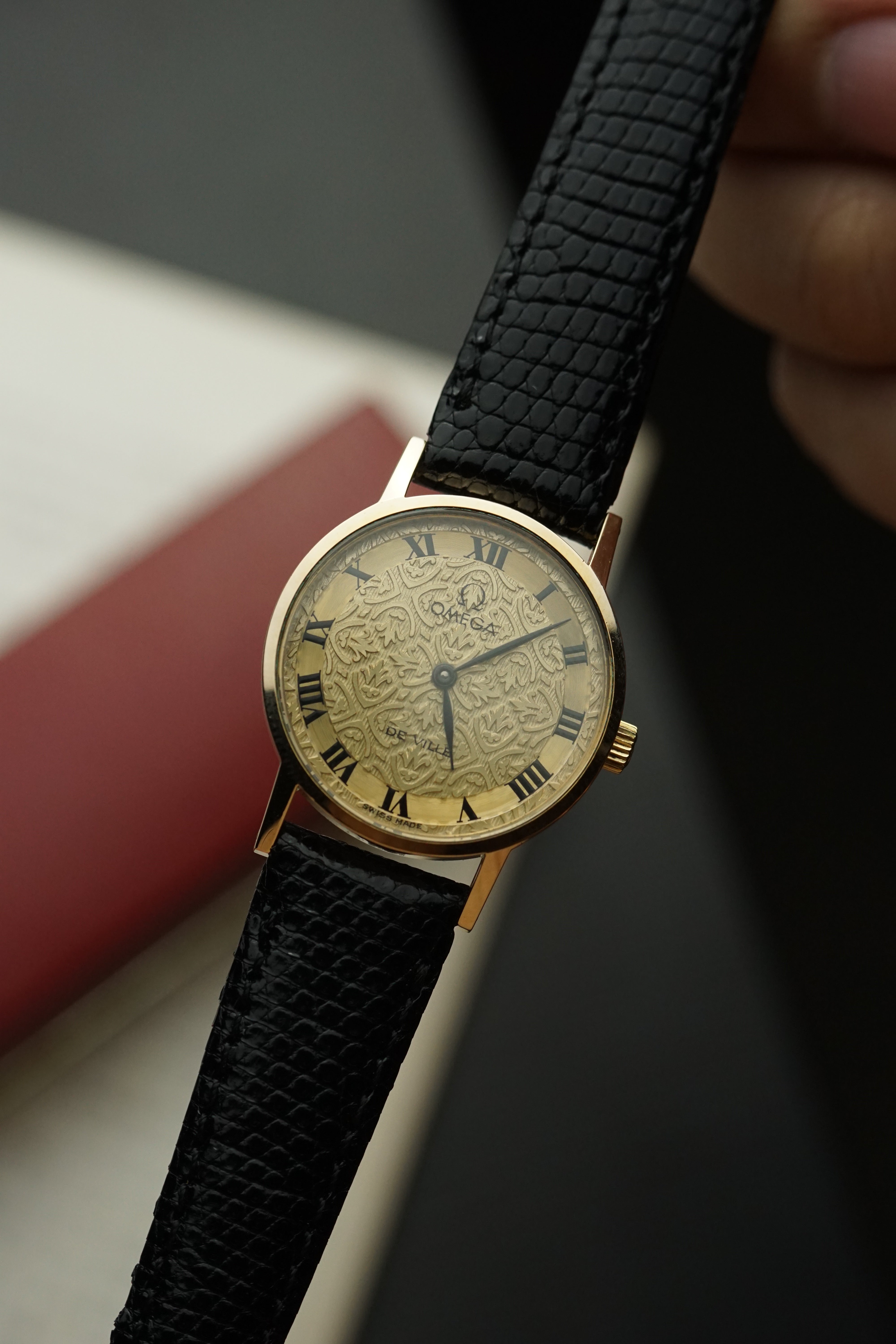 Omega De-ville Floral Dial Ladies – My First Vintage