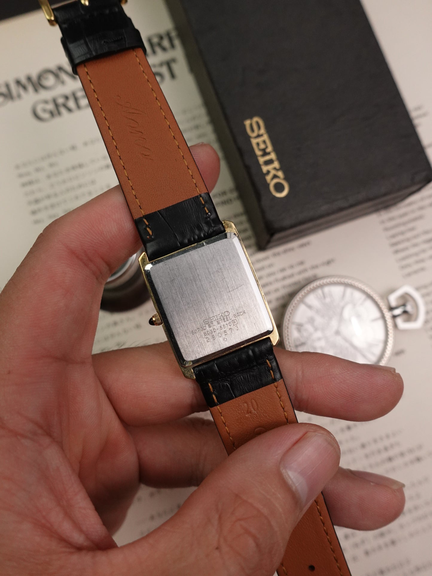 Seiko Tank Dolce SGP30 6030-5510