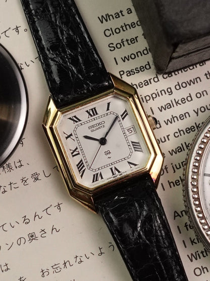 Seiko Quartz SQ 'Ceinture' 2625-5110 Circa. 1981 NOS stock