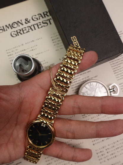 Seiko Phoenix Satin Dial on Multi-link Bracelet (NOS condition) 7N29-6A80 Circa 1991