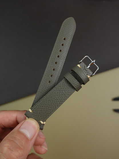 Grey Dress Epsom with cross Stiching