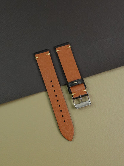 Buttero Leather Strap in Black