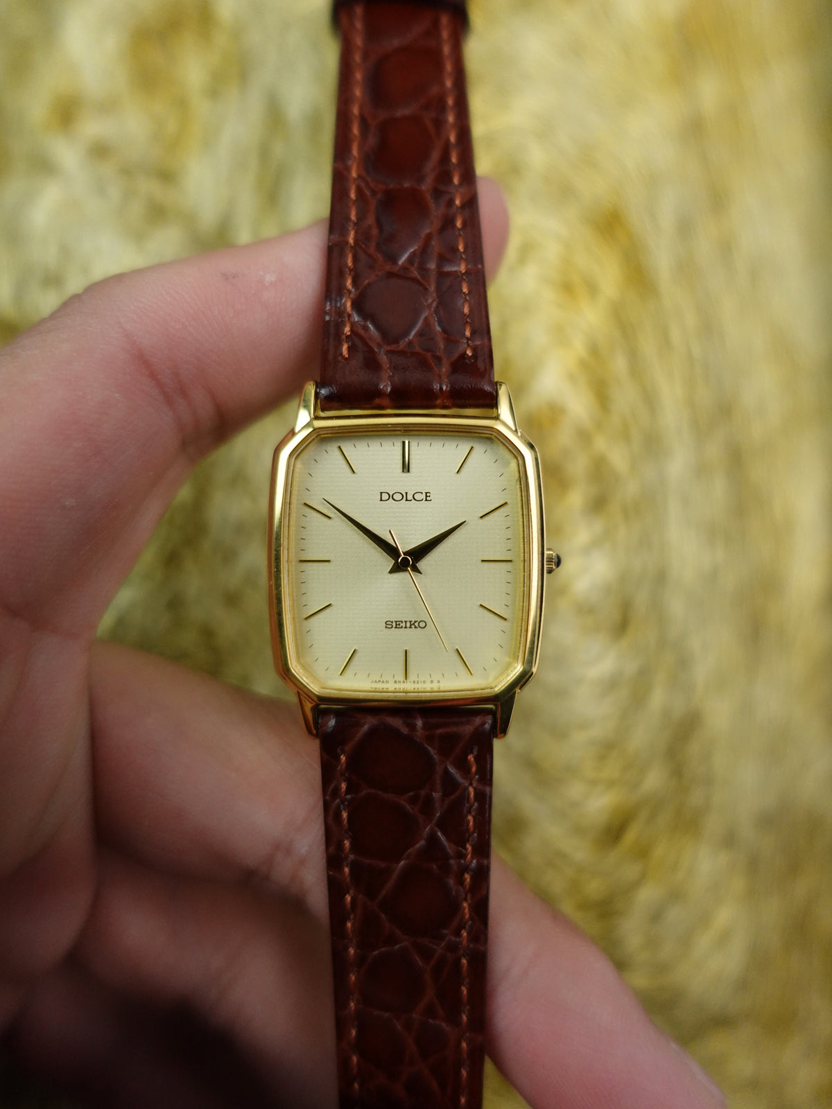 Seiko Dolce Tank 8N41-5160  Mistsubishi Electric Commermorative Circa. 1995