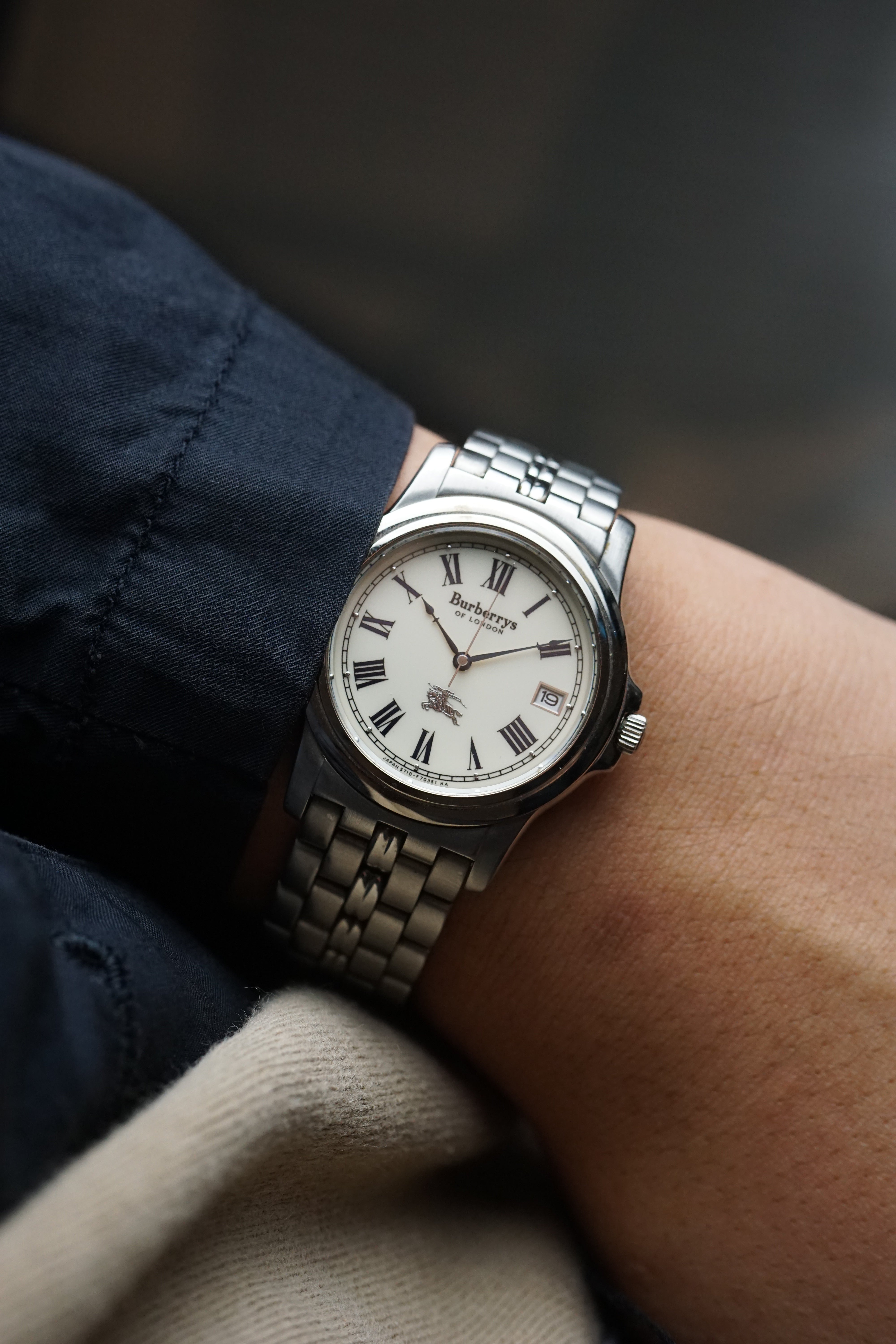 90s Burberry Classic men on jubilee bracelet – My First Vintage