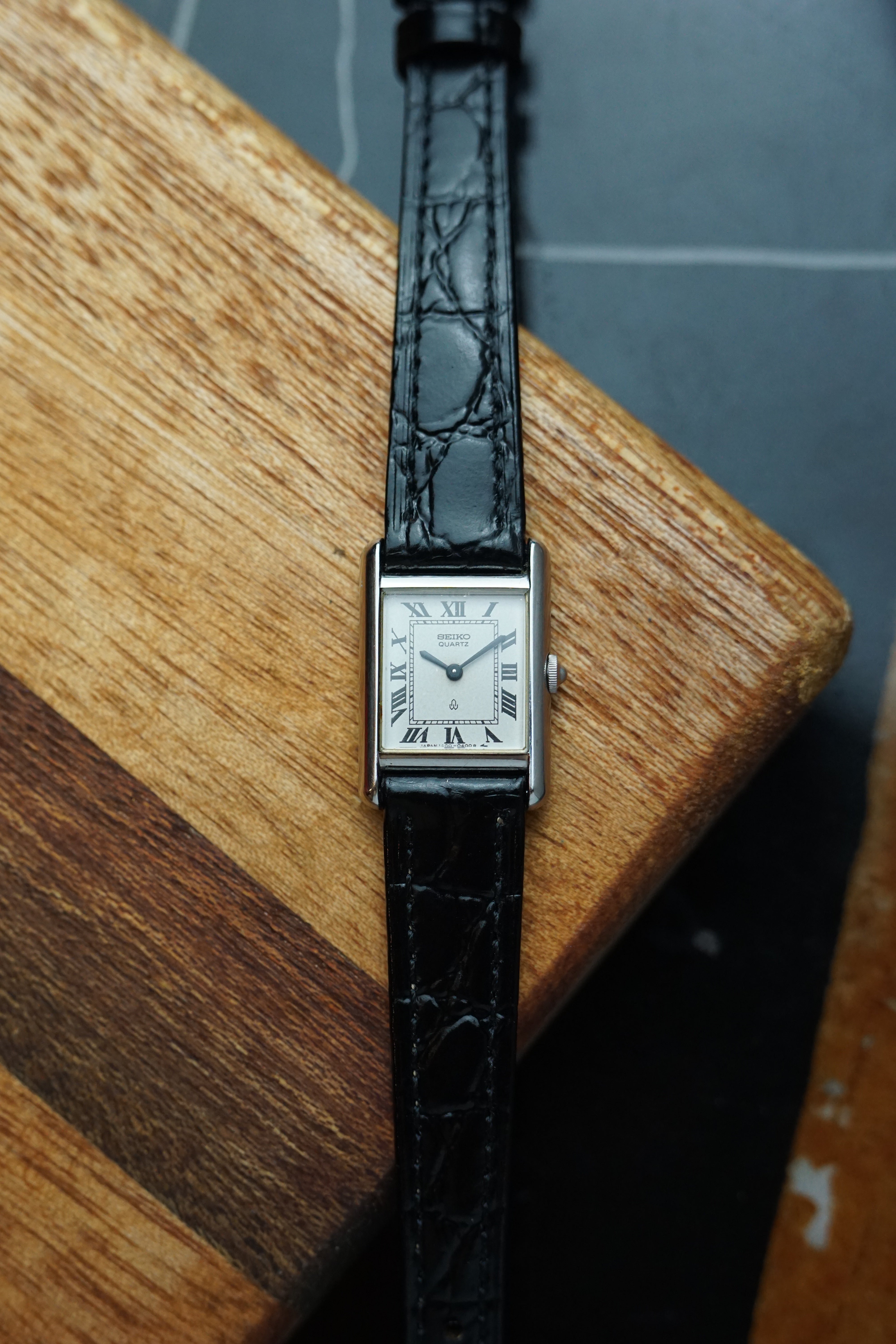 late 70s Seiko Tank Quartz Ladies – My First Vintage