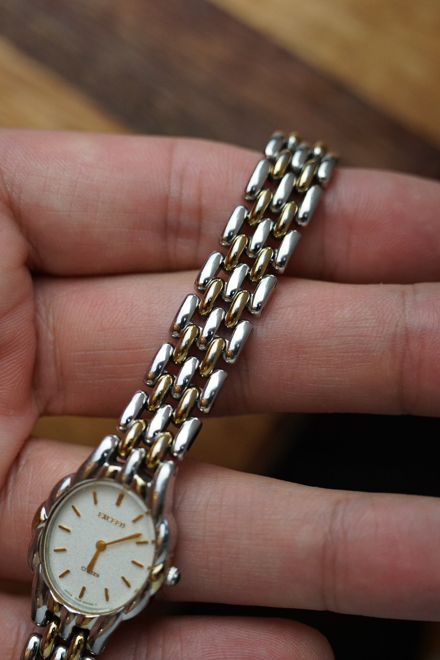80s Citizen Exceed 2 tone bracelet
