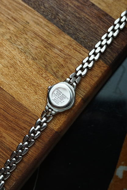 Citizen Cletia steel bracelet on skyblue dial