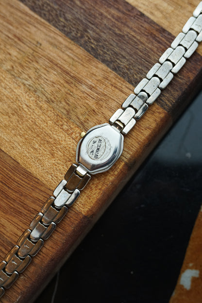 80s Citizen 2 tone bracelet with icyflake dial