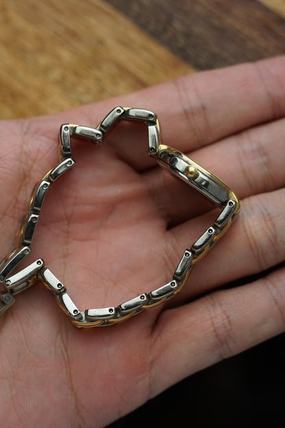 80s Citizen 2 tone bracelet with icyflake dial