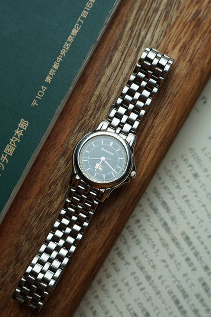 Ladies Burberry Blue Dial jubilee bracelet