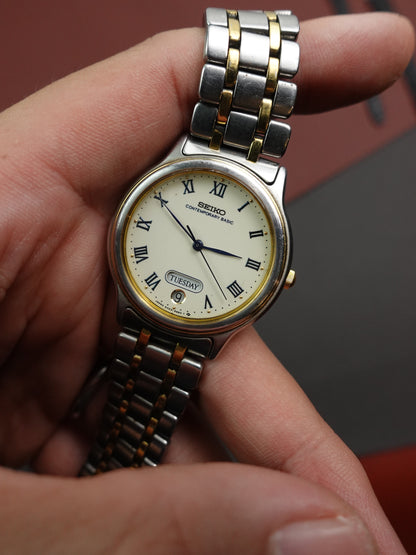 Seiko Contemporary Basic Day Date 5H23 - 6000